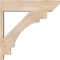 Ekena Millwork Merced Slat Smooth Outlooker, Douglas Fir, 7 1/2"W x 30"D x 30"H OUT08X30X30MRC06SDF - alternate 4